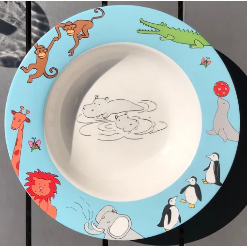 Assiette Creuse Villeroy Et Boch, Hippopotame, Singe, Crocodile, Phoque, Eléphant, Lion, Girafe occasion reconditionné disponible sur Rakuten