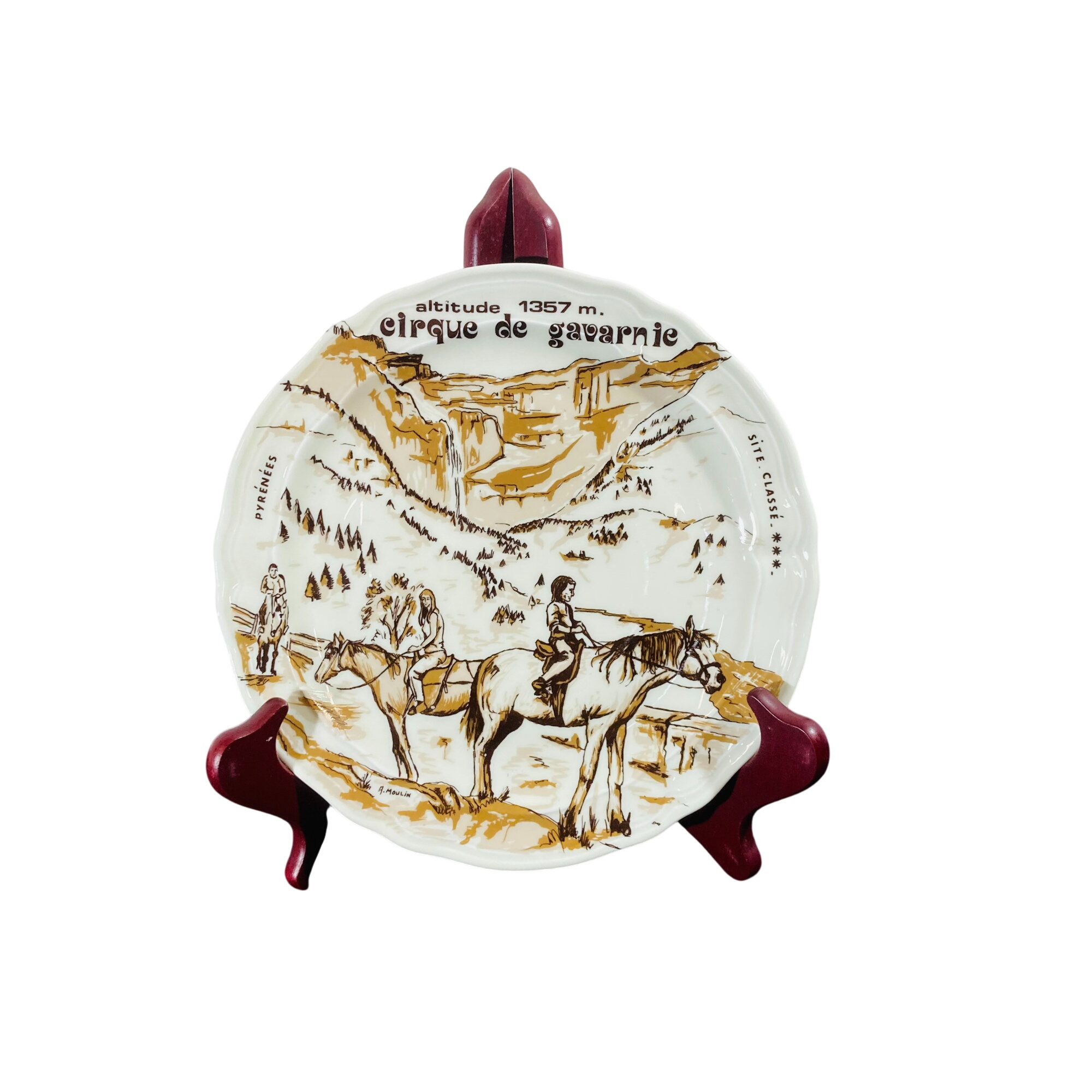 Acheter Assiette de collection / décorative en porcelaine de Limoges – "Cirque de Gavarnie" Très bon état - 10,00 € Assiette de collection / décorative en porcelaine de Limoges – "Cirque de Gavarnie" Très bon état reconditionné disponible sur Label Emmaüs