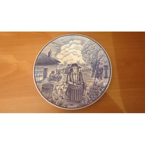 Assiette De Decoration - Delfts Blauw Handwerk occasion reconditionné disponible sur Rakuten