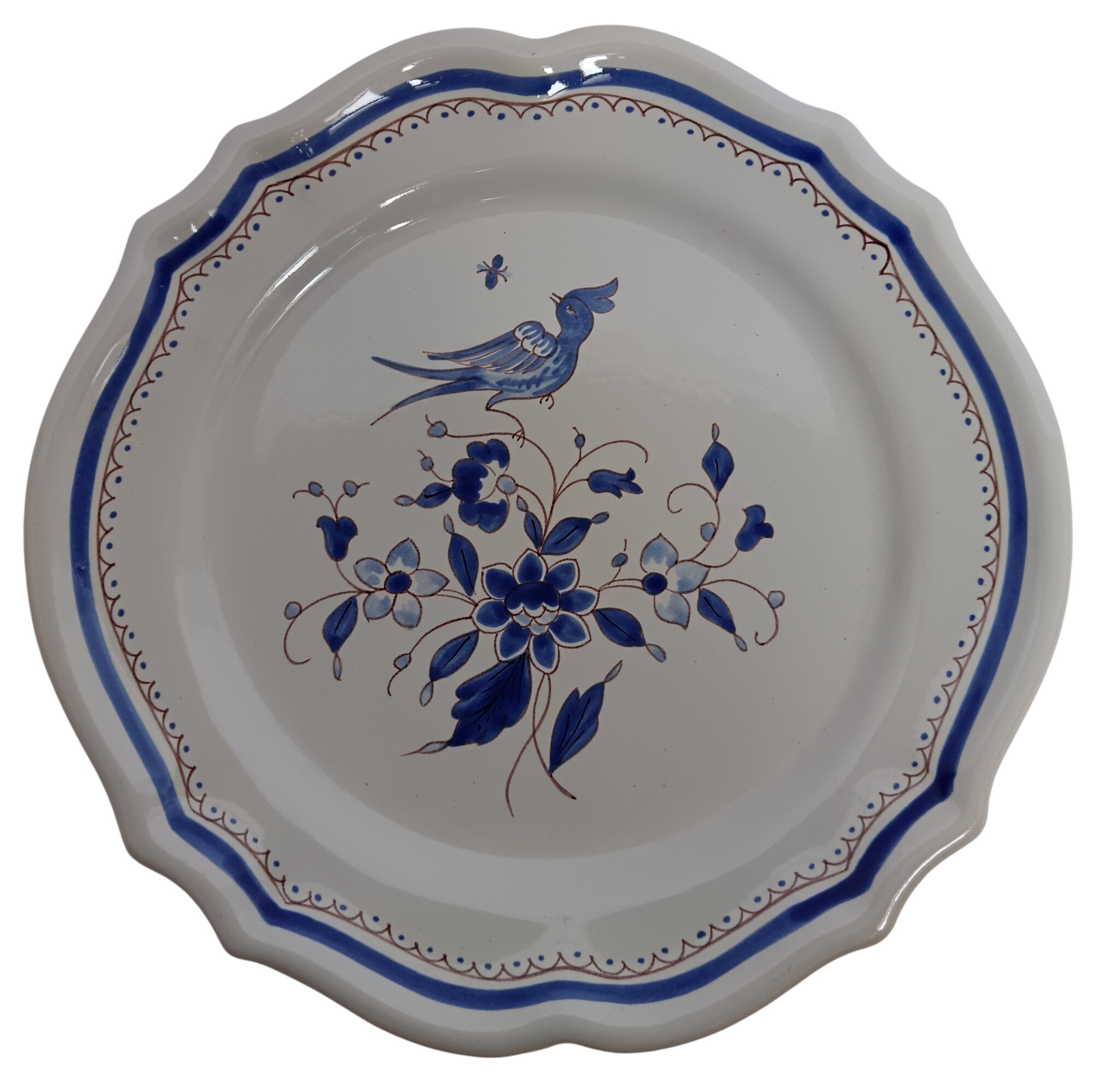 Acheter Assiette décorative en faïence signée G.F. Bon état - 10,50 € Assiette décorative en faïence signée G.F. Bon état reconditionné disponible sur Label Emmaüs