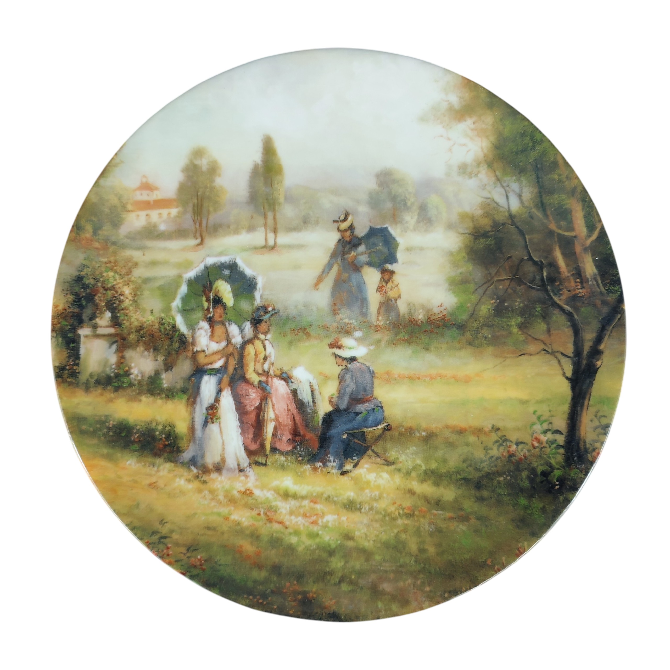 Assiette décorative en porcelaine de Limoges - scène champêtre du 19ième siècle Bon état - 17,50 € Assiette décorative en porcelaine de Limoges - scène champêtre du 19ième siècle Bon état reconditionné disponible sur Label Emmaüs