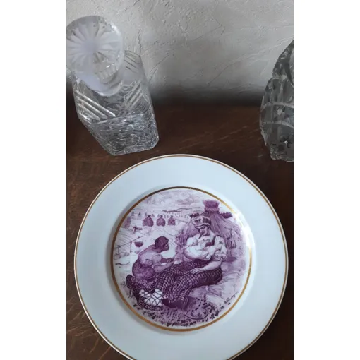 Assiette Décorative, La Femme À L'enfant, 31 Cm De Diamètre Voir Photos Pour Identification Des Symboles. occasion reconditionné disponible sur Rakuten