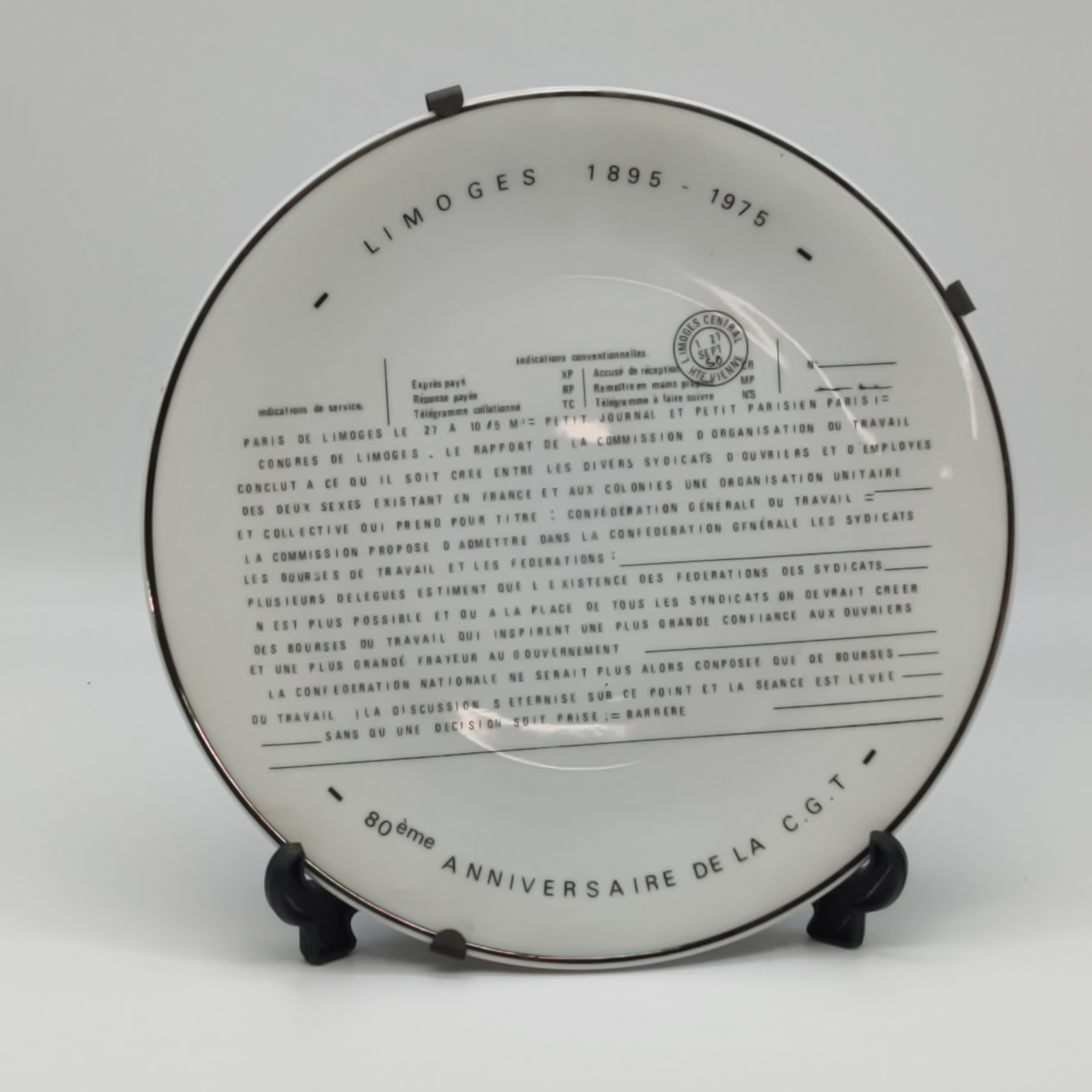 Acheter Assiette Décorative Porcelaine Limoges Très bon état - 21,00 € Assiette Décorative Porcelaine Limoges Très bon état reconditionné disponible sur Label Emmaüs