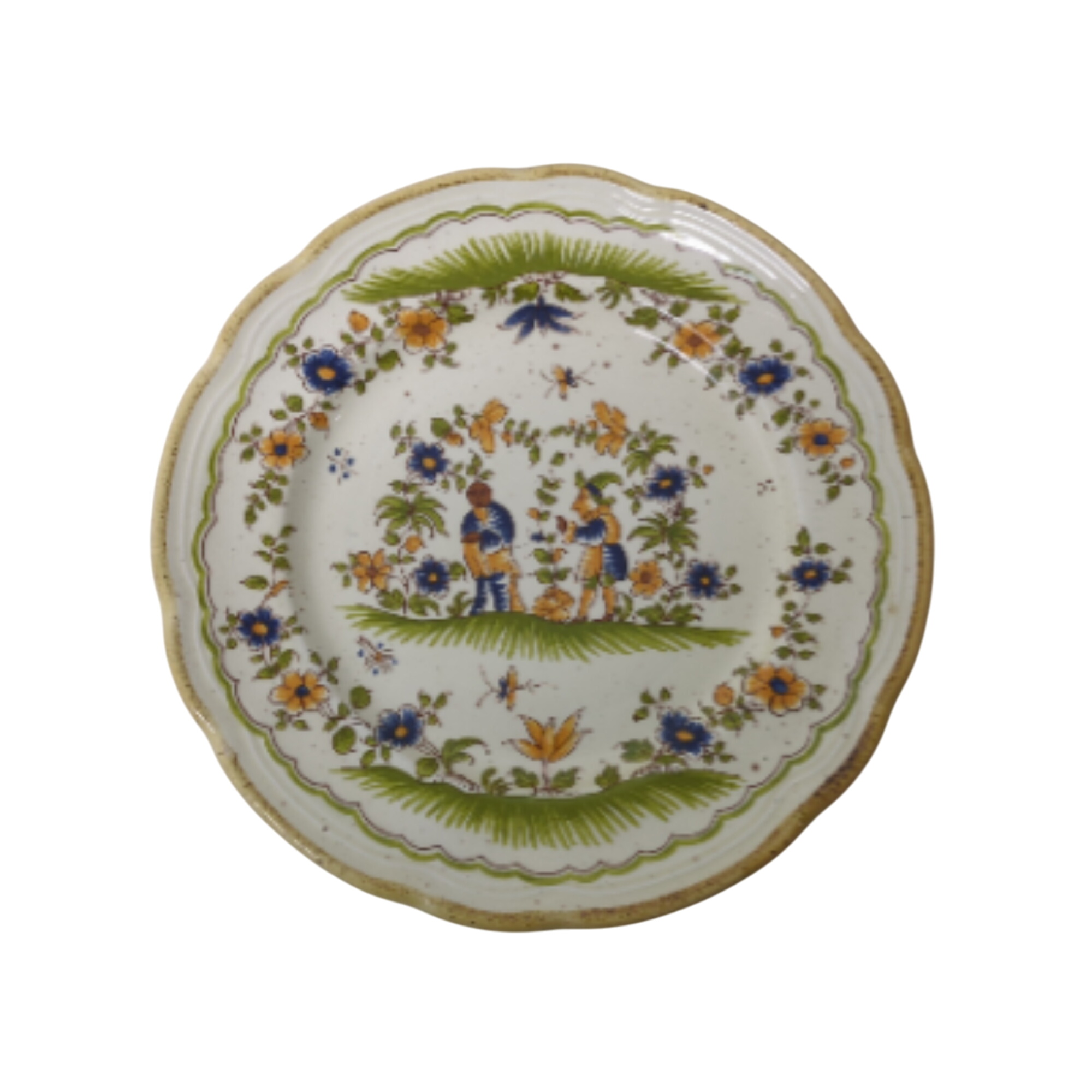 Acheter Assiette décorative reproduction "vieux Moustiers" Très bon état - 10,00 € Assiette décorative reproduction "vieux Moustiers" Très bon état reconditionné disponible sur Label Emmaüs