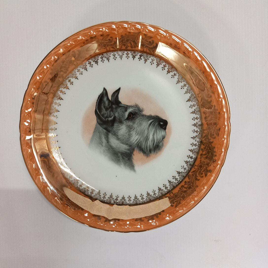 Voir photo 2 de Assiette décorative Scottish Terrier Assiette décorative Scottish Terrier Bon état reconditionné photo 2