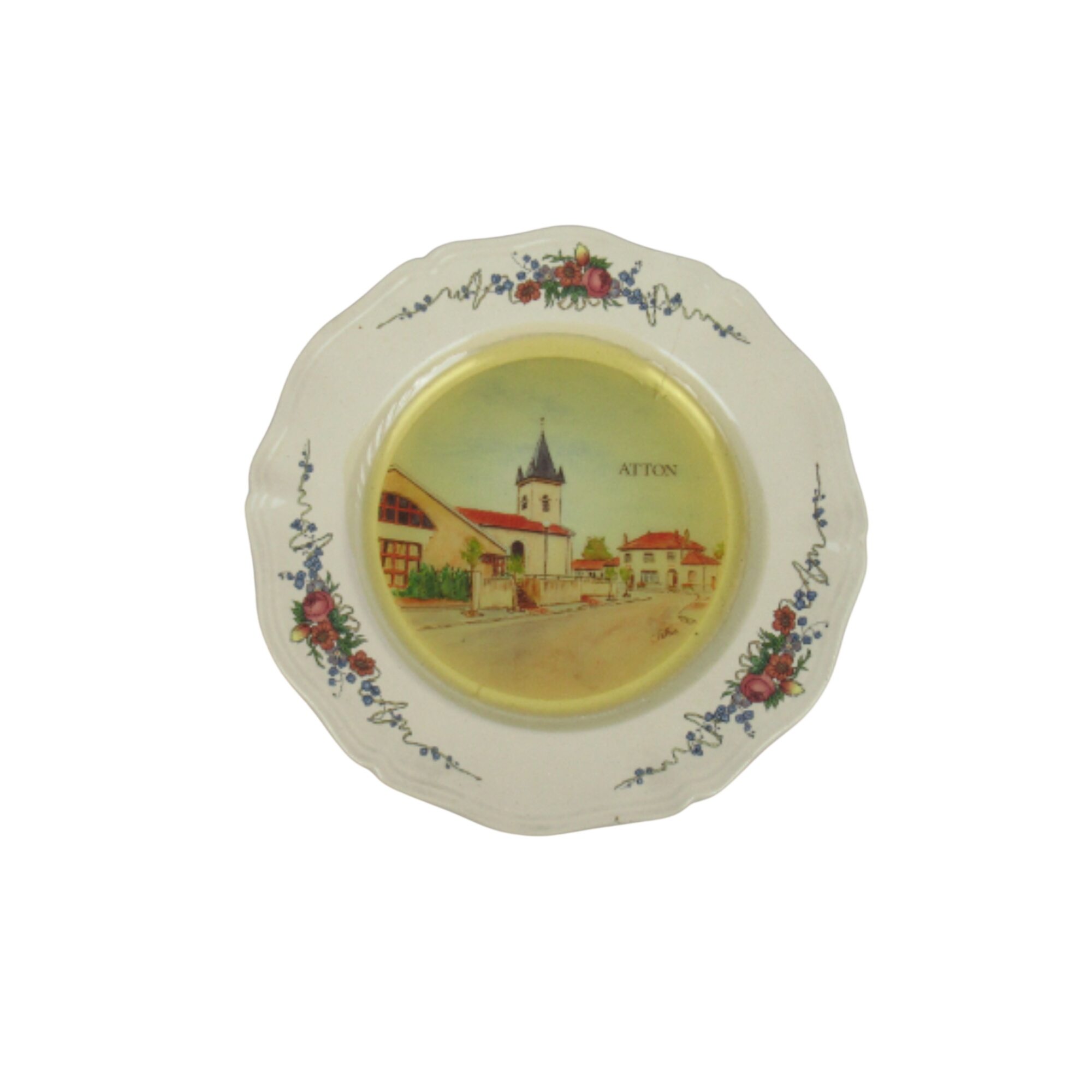 Assiette décorative Bon état - 10,00 € Assiette décorative Bon état reconditionné disponible sur Label Emmaüs