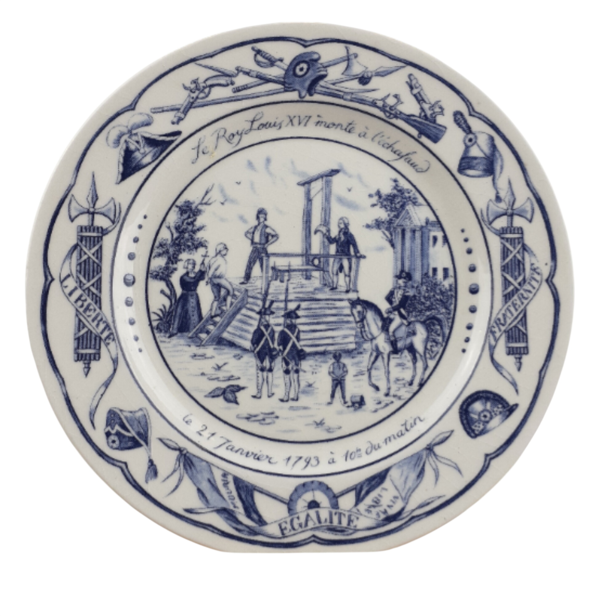Acheter Assiette en céramique - Louis XVI monte à l'échafaud Très bon état - 11,00 € Assiette en céramique - Louis XVI monte à l'échafaud Très bon état reconditionné disponible sur Label Emmaüs