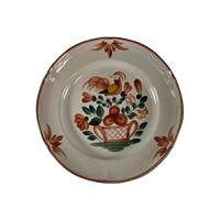Acheter Assiette faïence de Provence peint main décor panier fleuri Ø24 cm artisanat Très bon état - 10,00 € Assiette faïence de Provence peint main décor panier fleuri Ø24 cm artisanat Très bon état reconditionné disponible sur Label Emmaüs