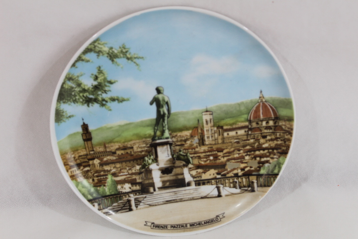 Voir photo 2 de Assiette murale en porcelaine FIRENZE-PIAZZALE MICHELANGELO Assiette murale en porcelaine FIRENZE-PIAZZALE MICHELANGELO Très bon état reconditionné photo 2