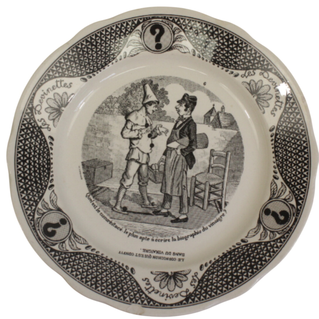 Acheter Assiette parlante SARREGUEMINES Très bon état - 10,00 € Assiette parlante SARREGUEMINES Très bon état reconditionné disponible sur Label Emmaüs