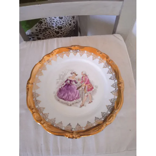 Assiette Plat Gloria Echt Glanzgold Fine Porcelaine occasion - 15,00 € Assiette Plat Gloria Echt Glanzgold Fine Porcelaine occasion reconditionné disponible sur Rakuten