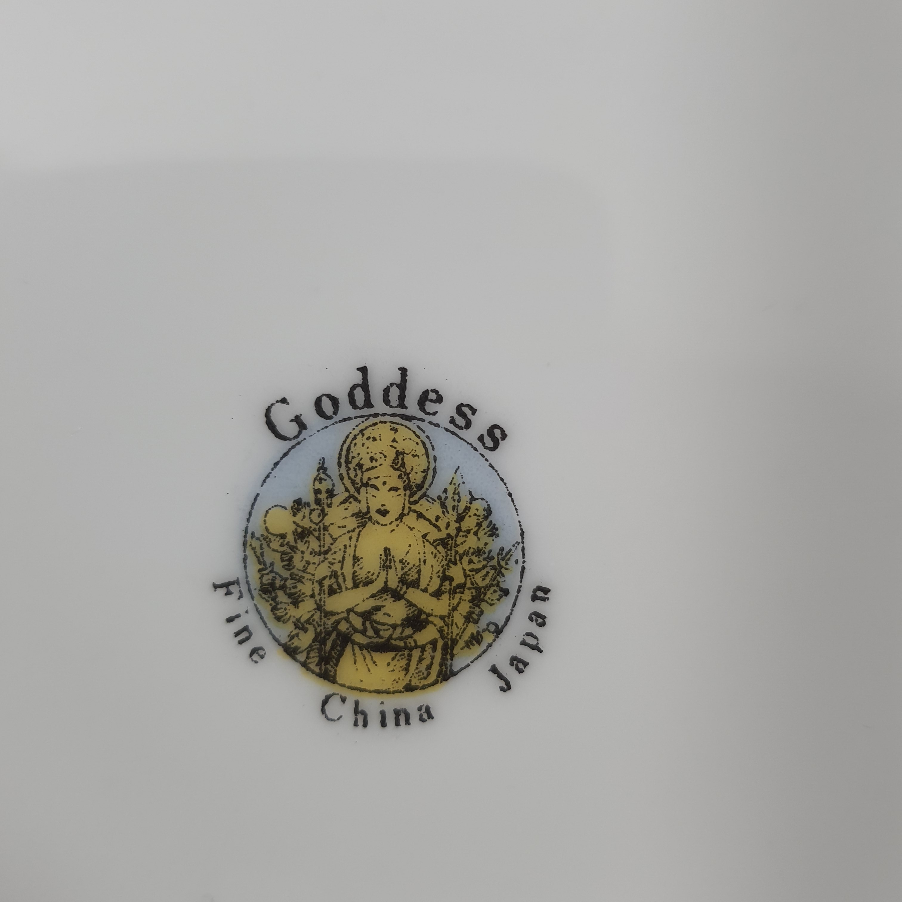 Voir photo 2 de Assiette plate décorative - Goddess, Fine china Japan Assiette plate décorative - Goddess, Fine china Japan Bon état reconditionné photo 2