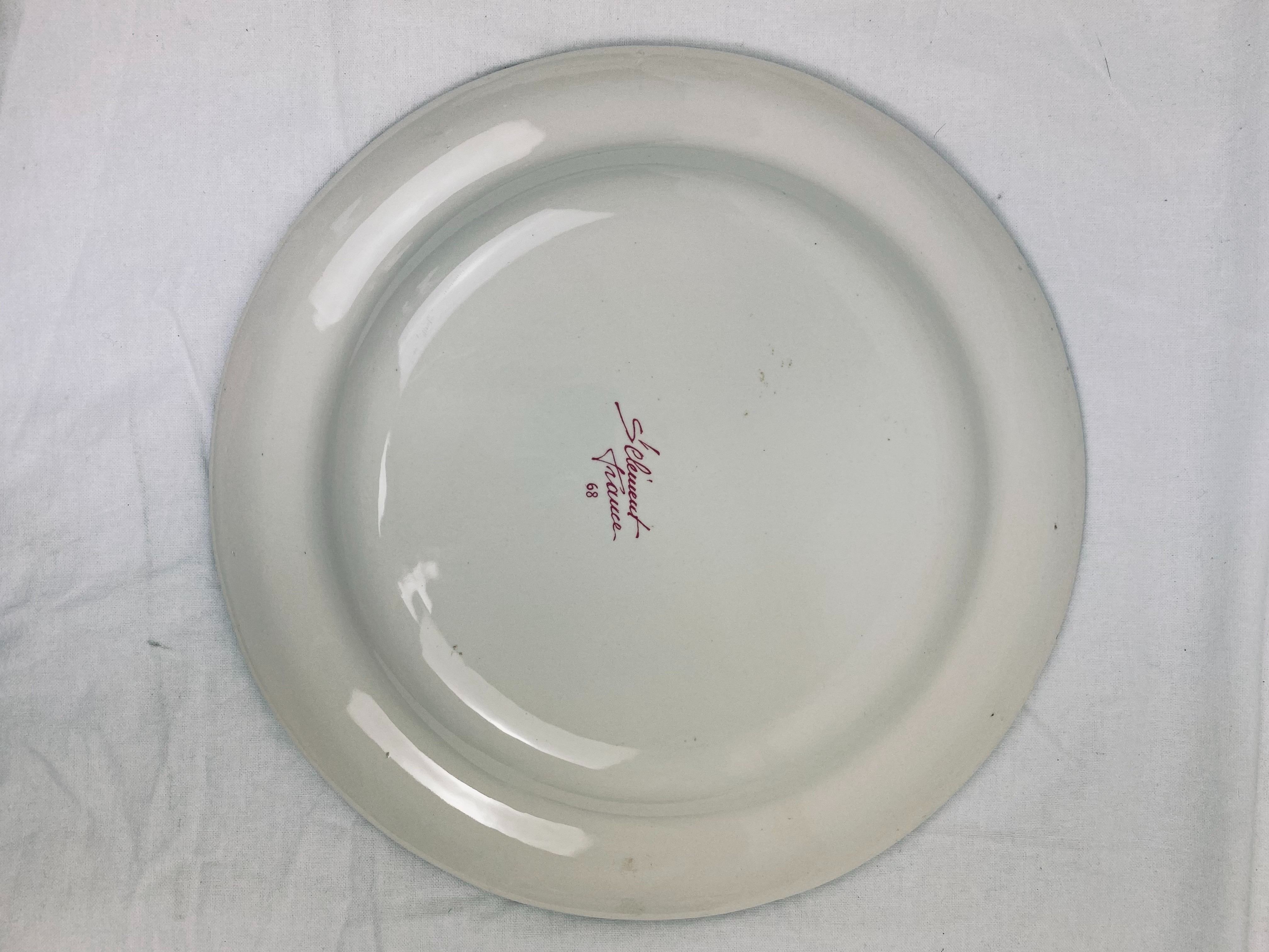 Voir photo 5 de Assiette vintage en faïence de Saint-Clément - Motif Montgolfière (1960/1970) Assiette vintage en faïence de Saint-Clément - Motif Montgolfière (1960/1970) Très bon état reconditionné photo 5