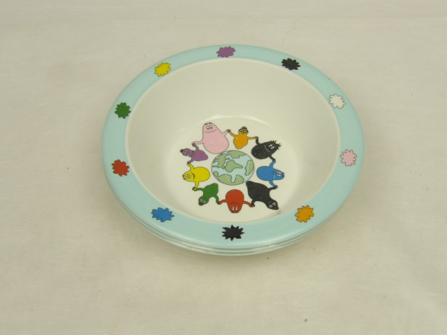 Voir photo 3 de Assiettes plastique creuse Barbapapa Assiettes plastique creuse Barbapapa reconditionné photo 3
