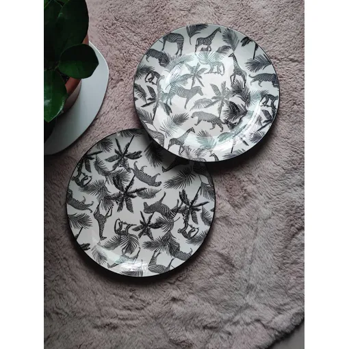 Acheter Assiettes Plates Jungle occasion - 14,00 € Assiettes Plates Jungle occasion reconditionné disponible sur Rakuten