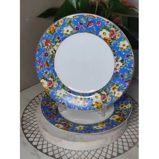 Assiettes Plates Victoria Porcelaine occasion reconditionné disponible sur Rakuten