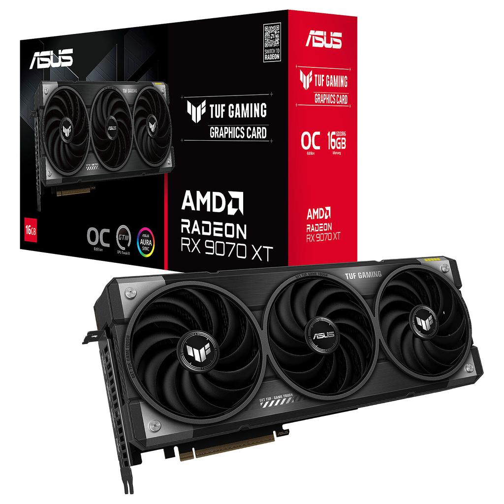 Asus AMD Radeon RX 9070 XT 16GB GDDR6 TUF GAMING OC Carte Graphique Reconditionné - 869,00 € Asus AMD Radeon RX 9070 XT 16GB GDDR6 TUF GAMING OC Carte Graphique Reconditionné Asus reconditionné disponible sur Backmarket