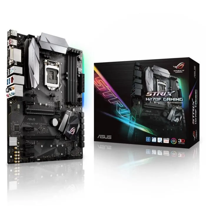Asus Carte mère STRIX H270F GAMING - Socket LGA 1151 - 2400 MHz Reconditionné - 136,62 € Asus Carte mère STRIX H270F GAMING - Socket LGA 1151 - 2400 MHz Reconditionné Asus reconditionné disponible sur Cdiscount Seconde Vie | Dero
