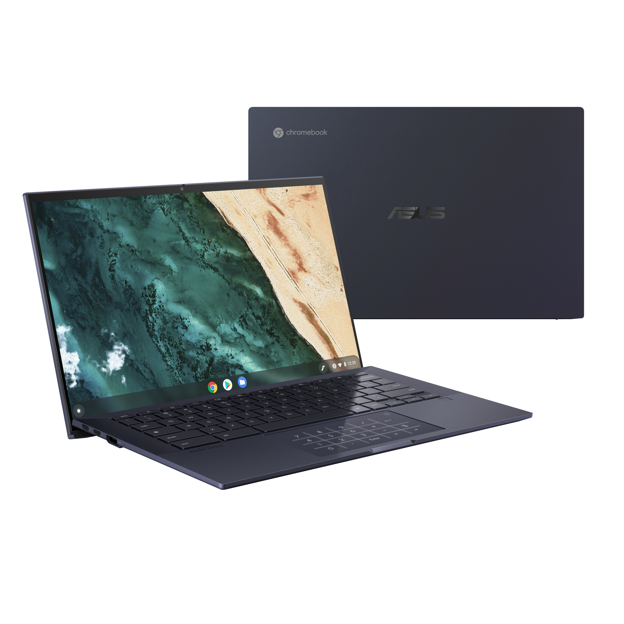 ASUS Chromebook CB9400CEA-HU0087 notebook i5-1135G7 35,6 cm (14 ) Écran tactile Full HD Intel® Core™ i5 16 Go LPDDR4x-SDRAM 256 Go SSD Wi-Fi 6 (802.11ax) ChromeOS Noir - Excellent état Parfait état Asus reconditionné disponible sur Pixmania