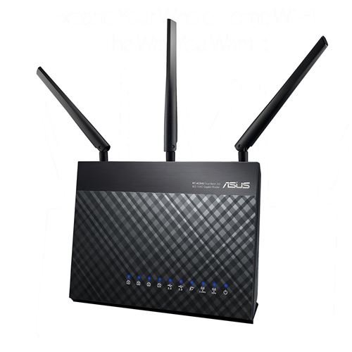 ASUS DSL-AC68U - Routeur sans fil - modem ADSL commutateur 4 ports - 1GbE Bi-bande État correct Asus reconditionné disponible sur Fnac