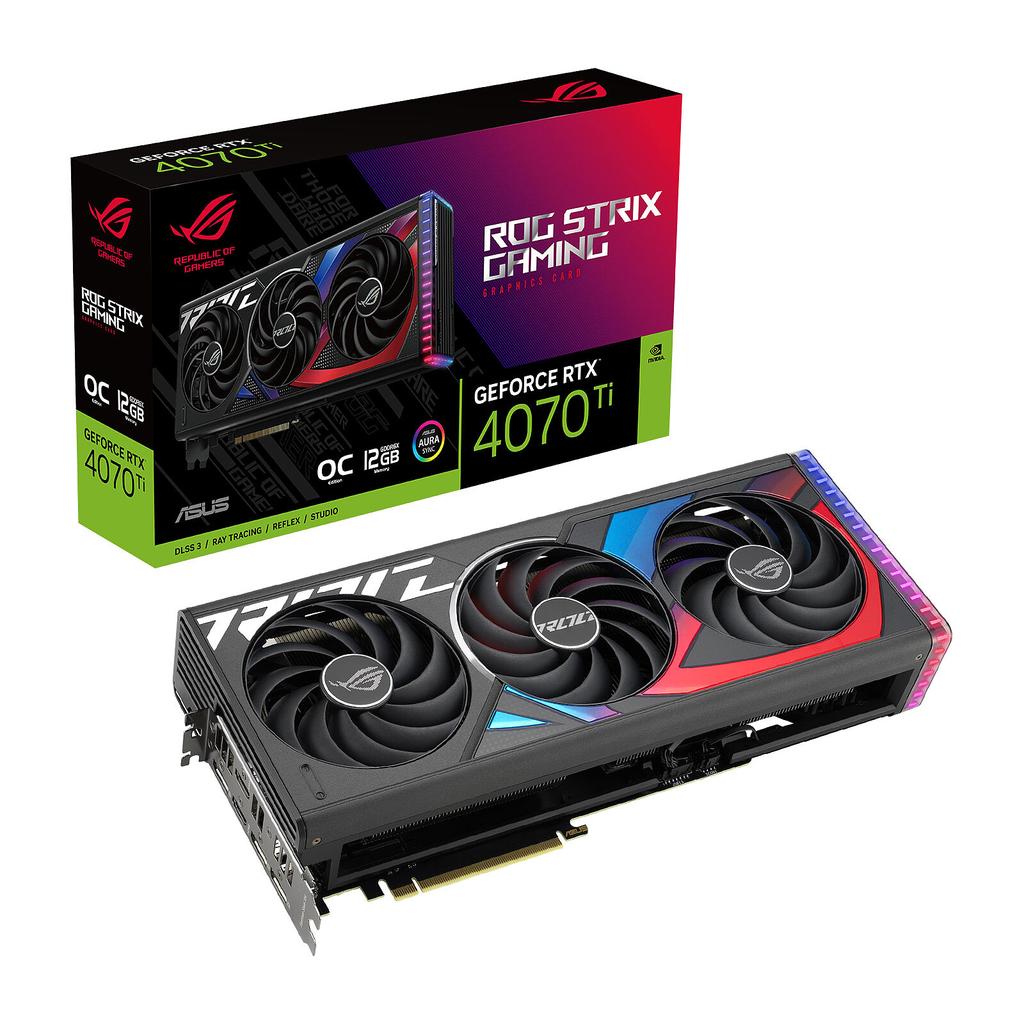 Asus NVIDIA GeForce RTX 4070 Ti 12GB GDDR6X ROG STRIX OC Carte Graphique Reconditionné - 749,99 € Asus NVIDIA GeForce RTX 4070 Ti 12GB GDDR6X ROG STRIX OC Carte Graphique Reconditionné Asus reconditionné disponible sur Backmarket