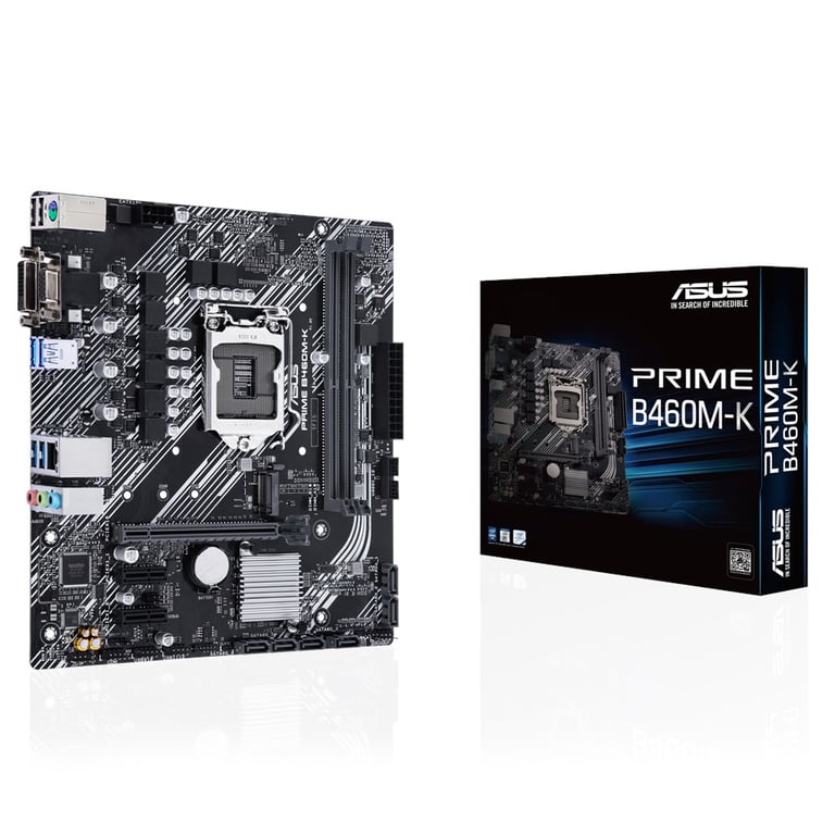 ASUS PRIME B460M-K Intel B460 micro ATX - Excellent état Parfait état Asus reconditionné disponible sur Pixmania