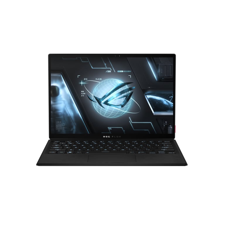 ASUS ROG Flow Z13 GZ301ZC-LD128W laptop Hybride (2-en-1) 34 cm (13.4 ) Écran tactile WUXGA Intel® Core i7 i7-12700H 16 Go LPDDR5-SDRAM 512 Go SSD NVIDIA GeForce RTX 3050 Wi-Fi 6E (802.11ax) Windows 11 Home Noir - Excellent état Parfait état Asus reconditionné disponible sur Pixmania