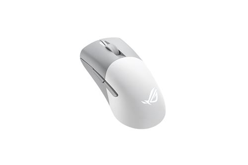 ASUS ROG Keris Wireless AimPoint - Souris - pour droitiers - optique - 5 boutons - sans fil, filaire - 2.4 GHz, USB 2.0, Bluetooth 5.1 LE - blanc clair de lune État correct N/A reconditionné disponible sur Fnac