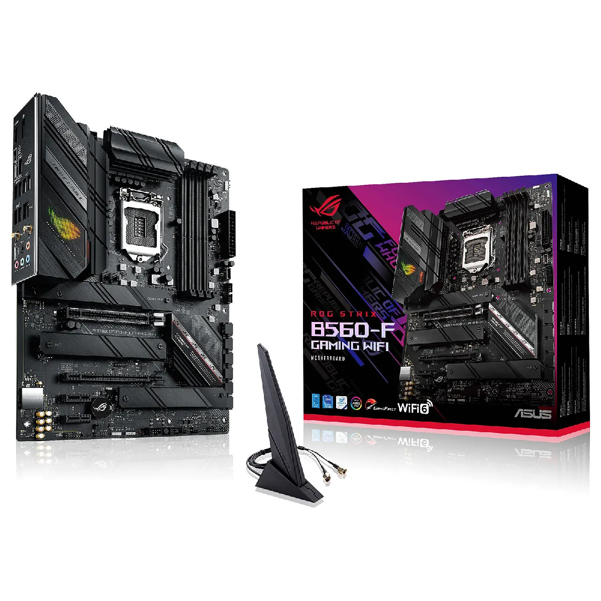 ASUS ROG STRIX B560-F GAMING WIFI Reconditionné - 194,00 € ASUS ROG STRIX B560-F GAMING WIFI Reconditionné Asus reconditionné disponible sur Rue du Commerce Seconde Vie