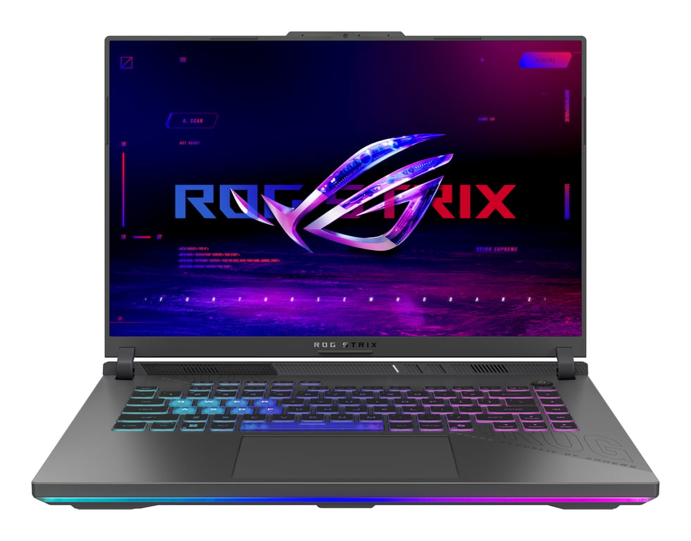 ASUS ROG Strix G16 G614PM-DRS5045W AMD Ryzen™ 9 8940HX Ordinateur portable 40,6 cm (16 ) WQXGA 16 Go DDR5-SDRAM 1 To SSD NVIDIA GeForce RTX 5060 Wi-Fi 6E (802.11ax) Windows 11 Home Noir, Gris - Excellent état Parfait état reconditionné disponible sur Pixmania