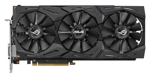 ASUS ROG-STRIX-RXVEGA56-O8G-GAMING - OC Edition - carte graphique - Radeon RX VEGA 56 - 8 Go HBM2 - PCIe 3.0 x16 - DVI, 2 x HDMI, 2 x DisplayPort État correct Asus reconditionné disponible sur Fnac