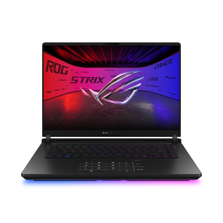 ASUS ROG Strix SCAR 16 G635LW-RW161W Intel Core Ultra 9 275HX Ordinateur portable 40,6 cm (16 ) WQXGA 64 Go DDR5-SDRAM 1 To SSD NVIDIA GeForce RTX 5080 Wi-Fi 7 (802.11be) Windows 11 Home Noir - Excellent état Parfait état Asus reconditionné disponible sur Pixmania