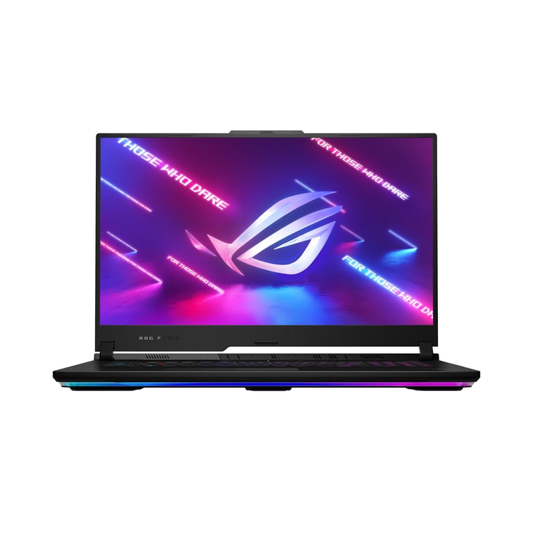ASUS ROG Strix SCAR 17 X3D G733PYV-DRLL088W AMD Ryzen™ 9 7945HX3D Ordinateur portable 43,9 cm (17.3 ) Wide Quad HD 64 Go DDR5-SDRAM 2 To SSD NVIDIA GeForce RTX 4090 Wi-Fi 6E (802.11ax) Windows 11 Home Noir - Excellent état Parfait état Asus reconditionné disponible sur Pixmania