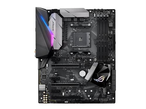 ASUS ROG STRIX X370-F GAMING - Carte-mère - ATX - Socket AM4 - AMD X370 Chipset - USB 3.1 Gen 1, USB-C Gen2, USB 3.1 Gen 2 - Gigabit LAN - carte graphique embarquée (unité centrale requise) - audio HD (8 canaux) État correct Asus reconditionné disponible sur Fnac