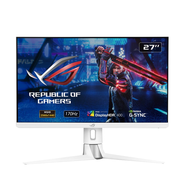 ASUS ROG Strix XG27AQ-W 68.4cm (16:9) WQHD HDMI DP - Excellent état Parfait état Asus reconditionné disponible sur Pixmania