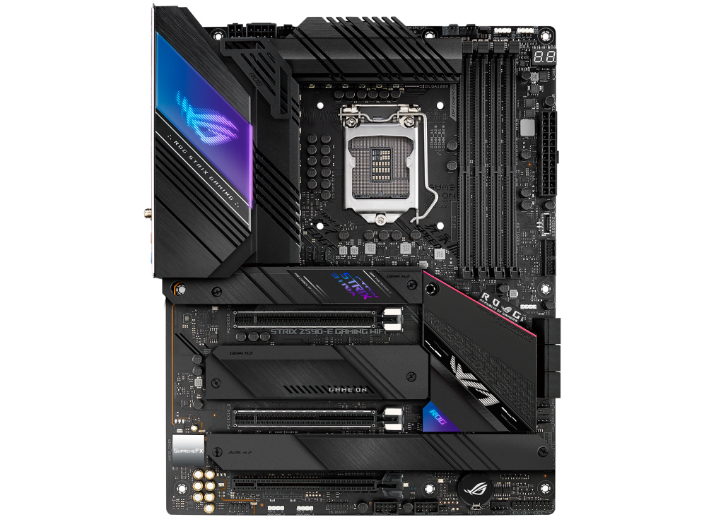ASUS ROG STRIX Z590-E GAMING WIFI Intel Z590 LGA 1200 (Socket H5) ATX - Excellent état Parfait état Asus reconditionné disponible sur Pixmania