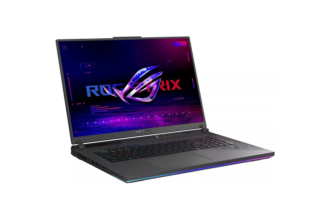 Asus STRIX-G18-G814PP-S9031W AMD Ryzen 9 8940HX (18 ), 5.3 GHz SSD 1024 Go RAM 32 Go, NVIDIA GeForce RTX 5070, Gris – Clavier AZERTY - Excellent état Parfait état Asus reconditionné disponible sur Pixmania