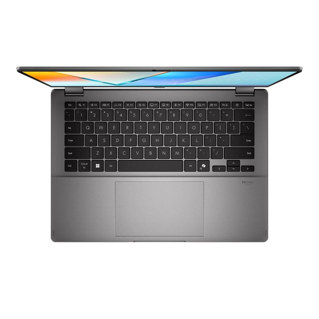 Voir photo 3 de Asus Vivobook 14 Flip 14"" Core Ultra 5 2.1 GHz - SSD 512 Go - 16 Go QWERTY - Italien | Dero Asus Vivobook 14 Flip 14"" Core Ultra 5 2.1 GHz - SSD 512 Go - 16 Go QWERTY - Italien Reconditionné Asus reconditionné photo 3 | Dero