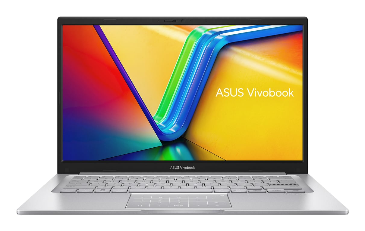 ASUS Vivobook 14 S1404VA-EB1026W Intel® Core™ i7 i7-1355U Ordinateur portable 35,6 cm (14 ) Full HD 16 Go DDR4-SDRAM 1 To SSD Wi-Fi 5 (802.11ac) Windows 11 Home Argent - Excellent état Parfait état Asus reconditionné disponible sur Pixmania