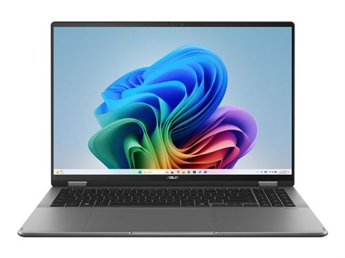 ASUS Vivobook 16 Flip TP3607SA-RJ081X - Copilot+ PC - conception inclinable - Intel Core Ultra 7 - 256V / jusqu'à 4.8 GHz - Win 11 Pro - Intel Arc Graphics 140V - 16 Go RAM - 512 Go SSD NVMe - 16" OLED écran tactile 2880 x 1800 (3K) @ 120 Hz - Wi-Fi 7, État correct N/A reconditionné disponible sur Fnac