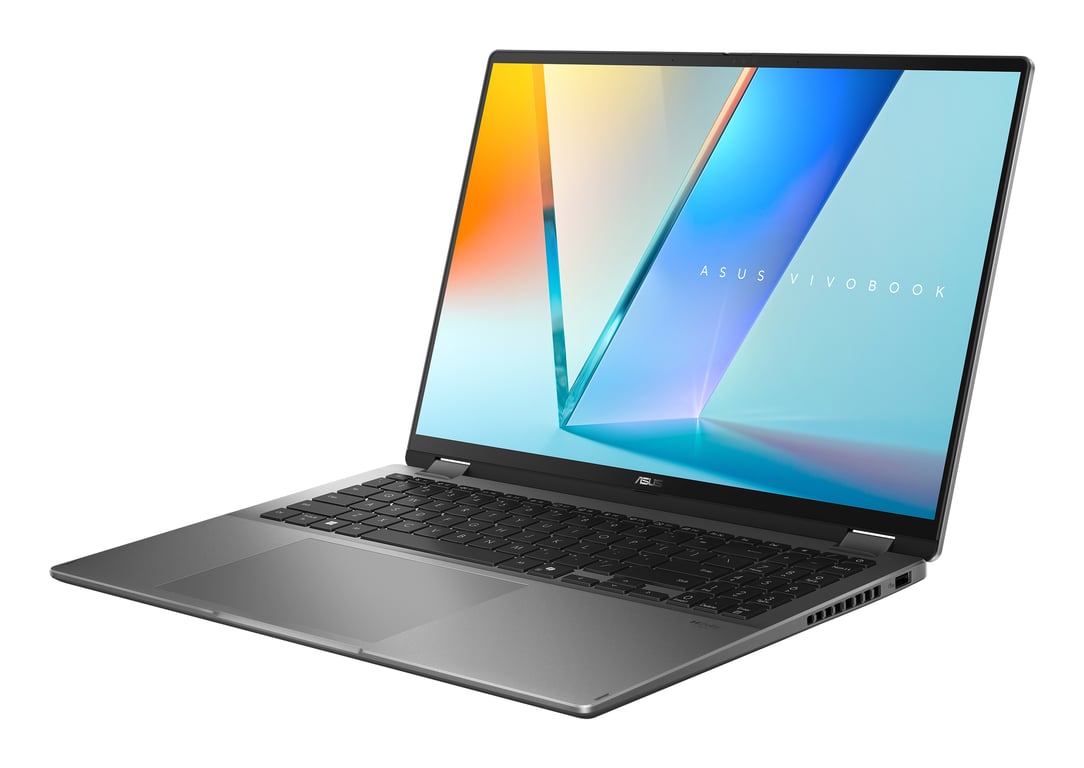 Voir photo 3 de ASUS Vivobook 16 Flip TP3607SA-RJ081X Copilot+ PC Intel Core Ultra 7 256V Hybride (2-en-1) 40,6 cm (16 ) Écran tactile 3K 16 Go LPDDR5x-SDRAM 512 Go SSD Wi-Fi 7 (802.11be) Windows 11 Pro Noir, Gris - Excellent état | Dero ASUS Vivobook 16 Flip TP3607SA-RJ081X Copilot+ PC Intel Core Ultra 7 256V Hybride (2-en-1) 40,6 cm (16 ) Écran tactile 3K 16 Go LPDDR5x-SDRAM 512 Go SSD Wi-Fi 7 (802.11be) Windows 11 Pro Noir, Gris - Excellent état Parfait état Asus reconditionné photo 3 | Dero