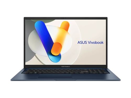 ASUS VivoBook 17 X1704VA-AU913W - Conception de charnière à 180 degrés - Intel Core 7 - 150U / jusqu'à 5.4 GHz - Win 11 Home - Intel Graphics - 16 Go RAM - 1 To SSD NVMe - 17.3" 1920 x 1080 (Full HD) - Wi-Fi 6, Bluetooth - bleu calme - clavier : AZERT État correct N/A reconditionné disponible sur Fnac
