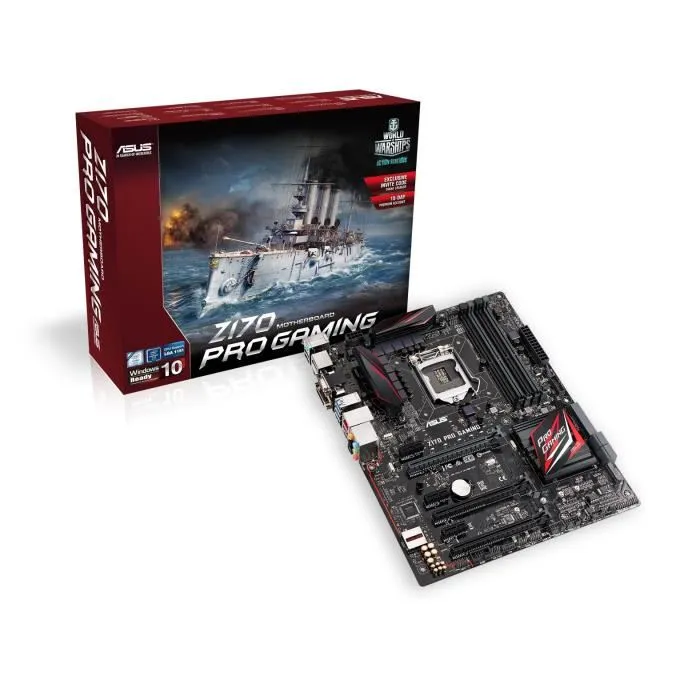 Asus Z170 PRO GAMING 90MB0MD0-M0EAY0 Reconditionné - 93,06 € Asus Z170 PRO GAMING 90MB0MD0-M0EAY0 Reconditionné Asus reconditionné disponible sur Cdiscount Seconde Vie