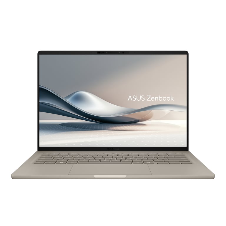 ASUS Zenbook A14 UX3407QA-QD219W Copilot+ PC Snapdragon X1-26-100 Ordinateur portable 35,6 cm (14 ) WUXGA 16 Go LPDDR5x-SDRAM 512 Go SSD Wi-Fi 6E (802.11ax) Windows 11 Home Beige - Excellent état Parfait état Asus reconditionné disponible sur Pixmania