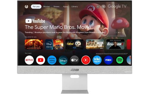 ASUS ZenScreen - Écran LED - 27" - 3840 x 2160 UHD @ 60 Hz - IPS - 400 cd/m² - 100000000:1 - DisplayHDR 400 - 5 ms - HDMI, DisplayPort, USB-C - haut-parleurs - argent État correct Asus reconditionné disponible sur Fnac