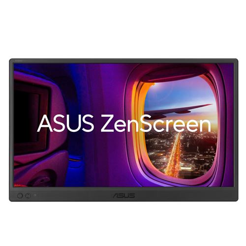 ASUS ZenScreen MB169CK - Écran LED - 16"" (15.6"" visualisable) - portable - 1920 x 1080 Full HD (1080p) @ 60 Hz - IPS - 250 cd/m² - 800:01:00 - 5 ms - Mini HDMI, 2xUSB-C - noir État correct Asus reconditionné disponible sur Fnac