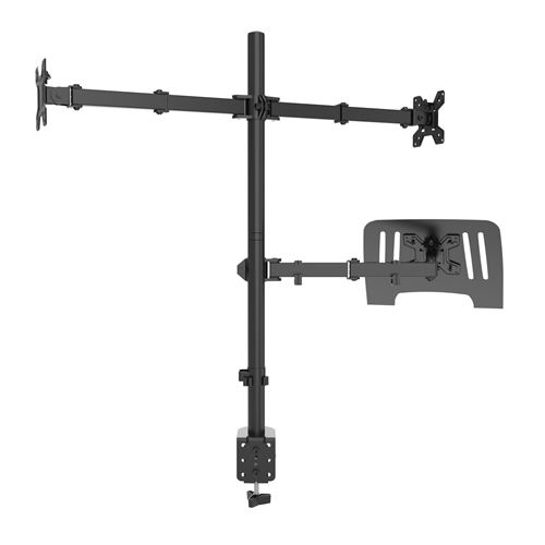 Audizio CMA20L – Support Double Écran 13-32 pouces et Ordinateur Portable – Réglable en Hauteur, Inclinable, VESA 75/100 État correct N/A reconditionné disponible sur Fnac