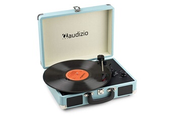 Audizio RP116BL - Platine Vinyle Rétro avec Bluetooth 5.0 IN & OUT, Haut-Parleurs Intégrés - Bleue Très bon état N/A reconditionné disponible sur Darty
