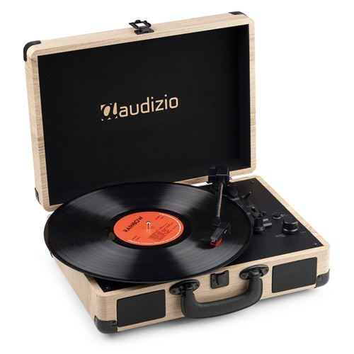 Audizio RP116LW - Platine Vinyle Rétro avec Bluetooth 5.0 IN & OUT, Haut-Parleurs Intégrés – Frêne État correct N/A reconditionné disponible sur Fnac