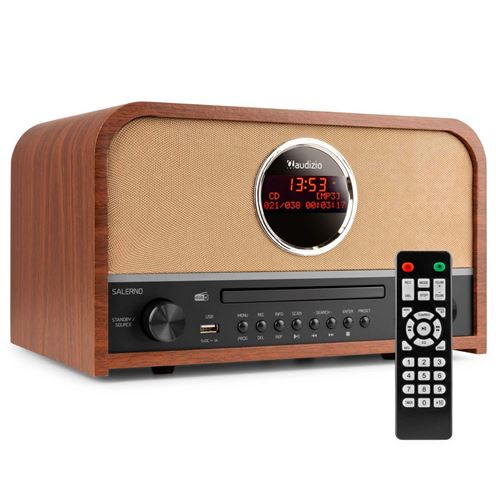 Audizio Salerno Radio DAB+ avec lecteur CD - Bluetooth 5.0, affichage LCD, horloge et minuterie, sortie casque Occasion N/A reconditionné disponible sur Fnac | Dero